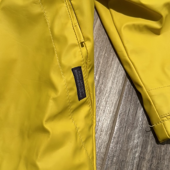 Zara Mustard Yellow Rain Jacket - Picture 5 of 6